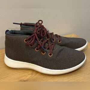 Allbirds Men's Wool Runner Up Mizzle Mid Sneakers Size 10 Brown